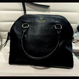 Kate Spade Bag, Black w/ Gold Accents